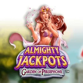 Almighty Jackpots: Garden of Persephone casino game by Novomatic – featured logo at Herospin Casino