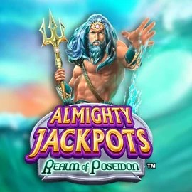 Almighty Jackpots – Realm of Poseidon by Novomatic, showcased at herospincasino.eu – game logo