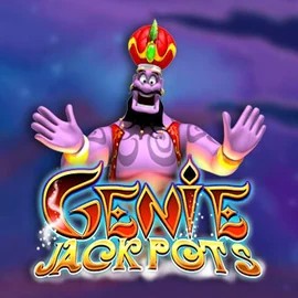 Jackpots logo of Genie Jackpots from Blueprint Gaming at Herospin Casino
