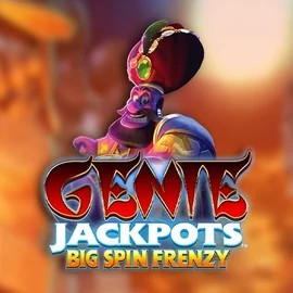 Genie Jackpots: Big Spin Frenzy logo by Blueprint Gaming at Herospin Casino
