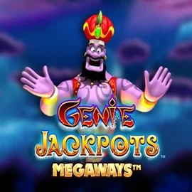 Genie Jackpots Megaways online game logo by Blueprint Gaming on herospincasino.eu
