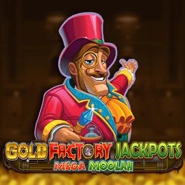 Play Gold Factory Jackpots Mega Moolah slot by Aurum Signature Studios on herospincasino.eu