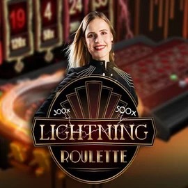 Lightning Roulette slot visual from Evolution available on herospincasino.eu