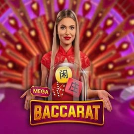 Mega Baccarat game by Pragmatic Play – logo hosted on Herospin Casino
