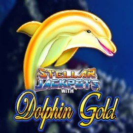 Dolphin Gold with Stellar Jackpots logo by Lightning Box Game Herospin Casino