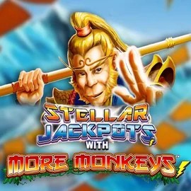 Stellar Jackpots with More Monkeys logo – Jackpots by Lightning Box Game at Herospin Casino